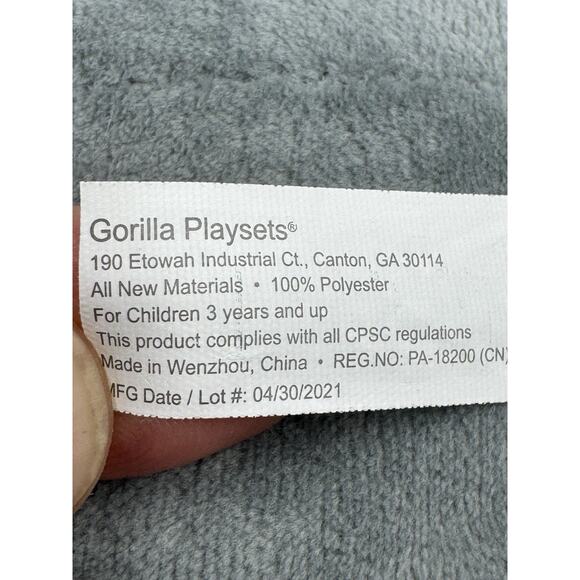 Gray Gorilla Plush 9 Inch Stuffed Animal Gorillas Playsets 2021 - Picture 6 of 6